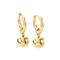 High Quality Stainless Steel Small Round Ball Temperament Women's Earrings Jewelry Wholesale