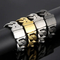 Fashion Multi-Color Minimalist Retro Stainless Steel Men's Thick Cuban Bracelet