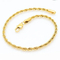 Multi Specification Stainless Steel Jewelry Fried Dough Twists Chain Bracelet