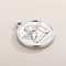 Stainless Steel Cupid Pendant Necklace Pendant Circular Hydraulic Jewelry Accessories