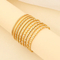Stylish and Elegant Starry Heart-Shaped Stainless Steel Bangle Jewelry