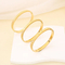 European and American Style Irregular Diamond-Encrusted Stainless Steel Bangles for Women