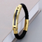 European and American Fashion Personality Stainless Steel Creative Woven Bracelet Men's Leather Bracelet