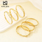 Vintage Heart-Shaped Stainless Steel Bracelet for Women Elegant Glamorous Luxury Bangle