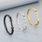 Trendy and Personalized Stainless Steel Creative Barbell Men's Steel Wire Bracelet Jewelry