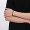 Trendy Men's Stainless Steel Unique Woven Geometric Mesh Leather Bracelet