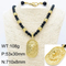 Stainless Steel Lion Head Pendant, Ethnic Style Buddhist Bead Bead Bead, Men's and Women's Long Necklace, Sweater Chain