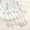 Stainless Steel Niche Design Cross Retro Beaded Necklace Clavicle Chain for Women