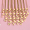 Minimalist and Personalized Stainless Steel 26 Letter Heart Pullable Necklace Wholesale