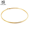European American Collar Round Stainless Steel Necklace 18K Gold Women's Jewelry Wholesale