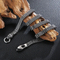 Stainless Steel Cast Double Snake Head Necklace Punk Style Jewelry