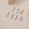 Women's Sweet White Shell English Letter Stainless Steel Pendant Jewelry