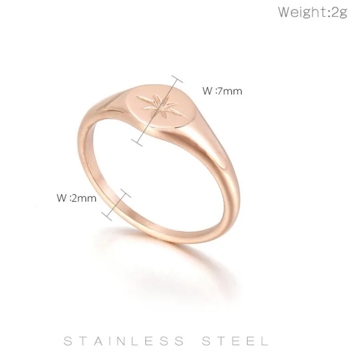 Chic Eight-Pointed Star Ring for Stylish Women's Accessories