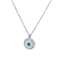 Trendy Evil Eye Design Style Women's Stainless Steel Necklace