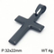European and American Stainless Steel Cross Men's Pendant Necklace Geometric Couple Versatile Necklace Accessories