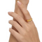 European American Fashion Grid Round Ring Textured Irregular Pattern Stainless Steel Personalized Ring Wholesale