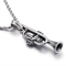 Korean-Style Fashion Stainless Steel Creative Trumpet Necklace Pendant