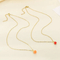 Trendy Dopamine Fruit Necklace Oil-Dripping Mangosteen Star Pendant Stainless Steel Jewelry Wholesale
