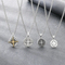 Trendy Compass Compass Circular Accessory Punk Style Retro Coin Compass Stainless Steel Men's Pendant