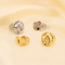 Trendy Metal Geometric Lava Ring Stylish Personalized Textured Stainless Steel Ring Wholesale