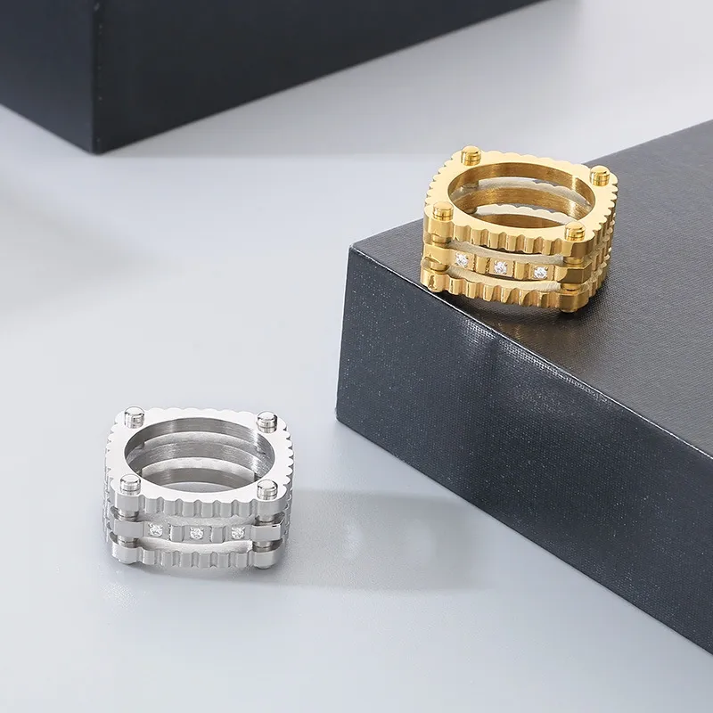 Stainless Steel Jewelry Fashion Ring Suitable for Daily Wear