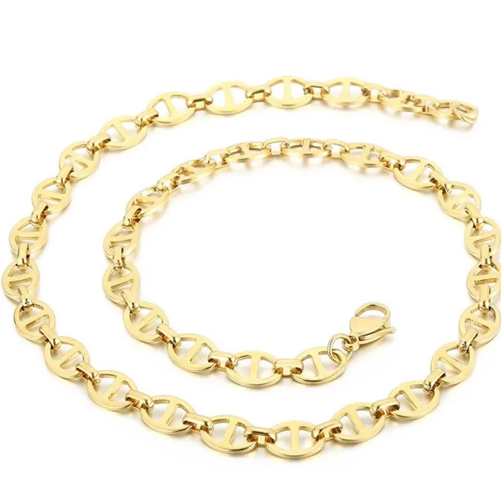 Minimalist Stainless Steel Chain Necklace for Stylish Women
