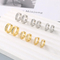 Stainless Steel Jewelry Rhinestone Earrings Suitable for Daily Wear