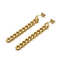 Cuban Chain Earrings Punk Style Chain Terms Stainless Steel Tassel Jewelry