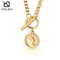 European American Queen Coin Necklace Personalized Fashionable Gold Clavicle Chain Women Wholesale