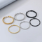 New Stainless Steel Couple Keel Bracelet European and American Simple Four Sided Polished High-End Cuban Chain Bracelet Wholesale
