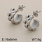 Watch Chain Shaped Earrings Made of Stainless Steel Jewelry Suitable for Daily Wear