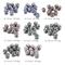 Stainless Steel Diamond Studded Beads DIY Bracelet Accessories