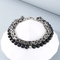 Handmade DIY Double-Layer Bracelet Punk Fashion Stainless Steel Men's Bracelet Accessories