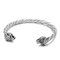 Cross-Border E-Commerce Foreign Trade Supply European and American Personalized Fashion Double Wolf Head Punk Stainless Steel Men's Bracelet