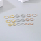 Classic 18K Gold-Plated Stainless Steel Round Huggie Earrings Versatile Hoop Earrings Wholesale