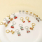 Stainless Steel Strawberry Cherry Shaped Earrings Suitable for Daily Wear as Women's Jewelry