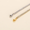 Stainless Steel Trendy Fashion Temperament Personalized Single Circle Zircon Full Diamond Bracelet Necklace for Women