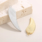 Fashion Stainless Steel Feather Angel Wing Necklace Pendant Jewelry Accessories
