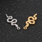 Stainless Steel Cute Snake Hip Hop Serpentine Earrings Pendant DIY Accessories