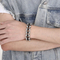 18mm European and American Men's Motorcycle Chain, Hip-Hop and Rock Style, Personalized Stainless Steel Men's Bicycle Chain Bracelet