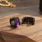 Stainless Steel Jewelry with Multi-Color Resin Earrings Suitable for Daily Wear