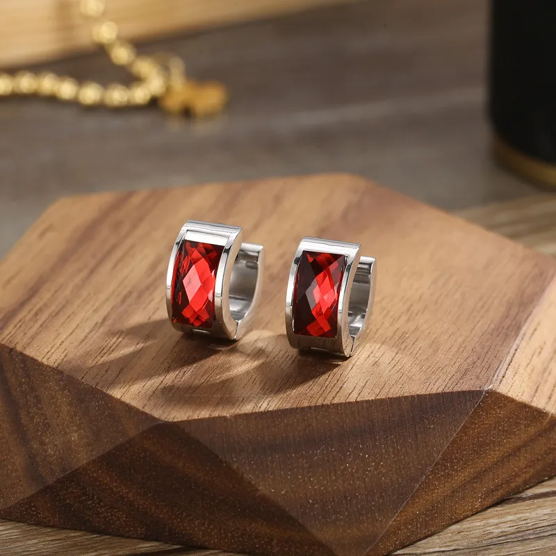 Stainless Steel Jewelry with Multi-Color Resin Earrings Suitable for Daily Wear