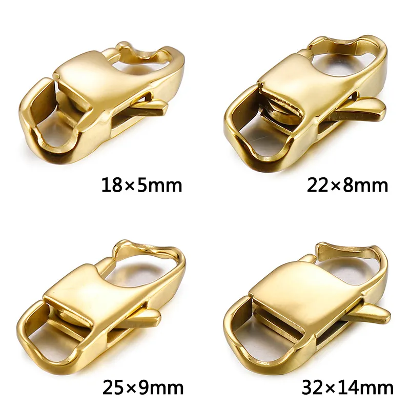Stainless Steel Cuban Link Simple Fashion Bracelet Necklace Accessories Clasp