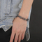Stainless Steel Nail Shaped Bracelet Necklace Jewelry Set