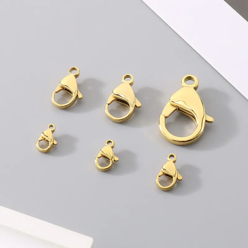 Spot Direct Supply of Stainless Steel Lobster Buckle DIY Handmade Jewelry Accessories Wholesale