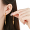 Kalen New Neutral Stainless Steel Chain Cone Pendant Earrings Jewelry Wholesale