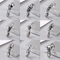 Punk Jewelry Parts Skull Buddha Animal Series Stainless Steel Accessories Clasp