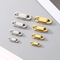 Stainless Steel Cuban Chain Buckle Arc Flip Buckle DIY Jewelry Buckle Wholesale