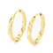 Fashion Mobius Stainless Steel Creative Twisted Circular Temperament Girl Earrings Jewelry
