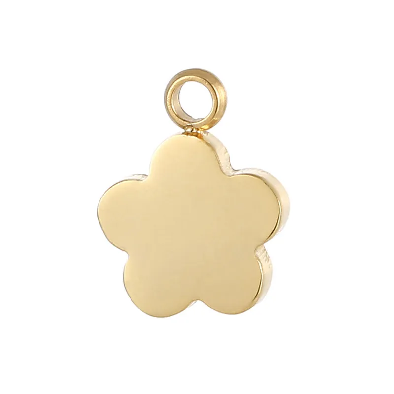 Fashion Stainless Steel Pendant, Gold Pendant, Three-Dimensional Polished Jewelry Accessories